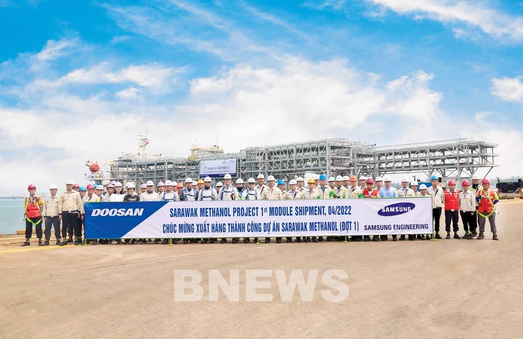 Neuf modules Made in Vietnam livrés à la raffinerie de Sarawak en Malaisie